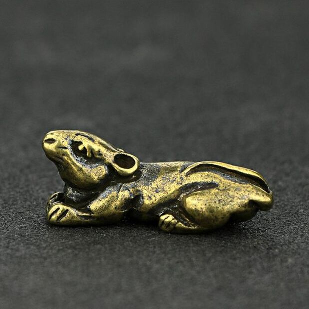 Rato decorativo - un símbolo de boa sorte e prosperidade