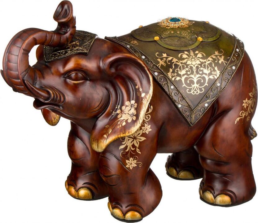 figura de elefante como amuleto de boa sorte